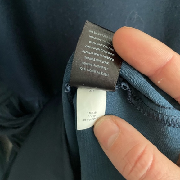 Simply Vera  Vera Wang Women's Small Blue long Sleeve Loose Fitting Blouse - Picture 9 of 10